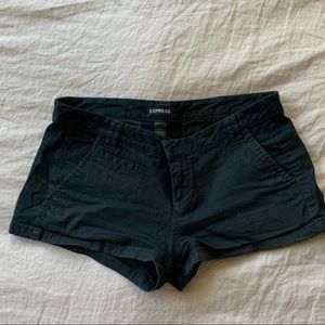 Express chino shorts -black
